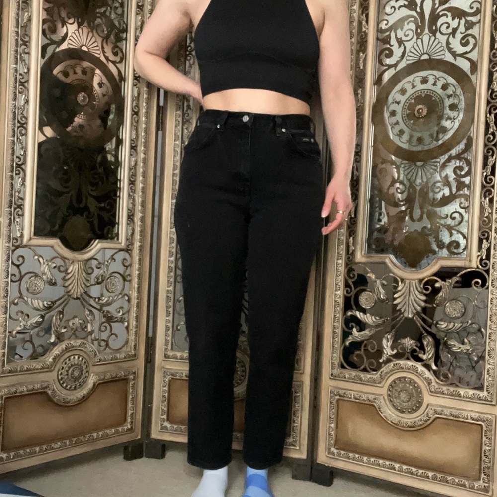 Riders by Lee High-Rise Black Straight Leg Jeans
